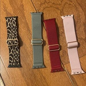 Set of Four Stylish Watch Bands